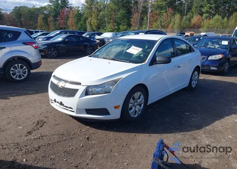 2012 Chevrolet Cruze Ls из США, поврежденный, VIN 1G1PC5SH6C7386305